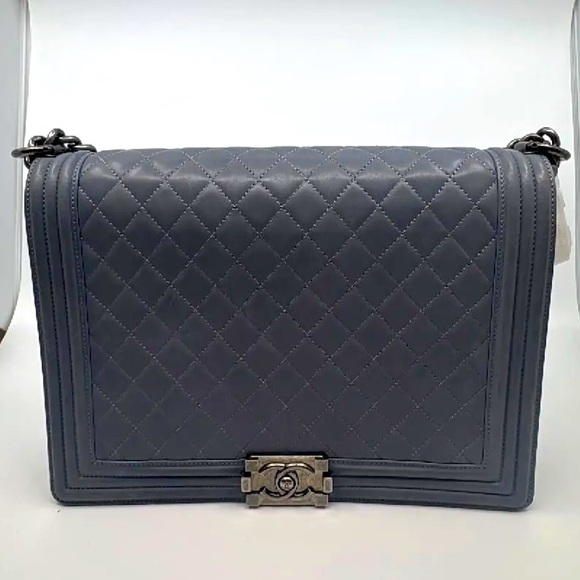 Chanel Large Lavender Boy Bag - Crossbody/Shoulder - Picture 1 of 2